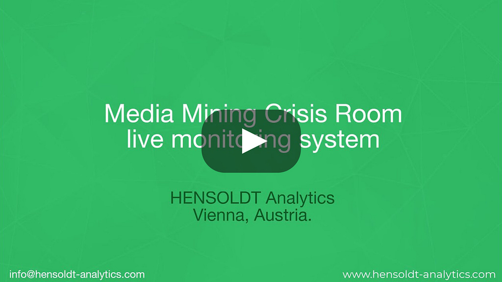 The Media Mining Crisis Room Explained