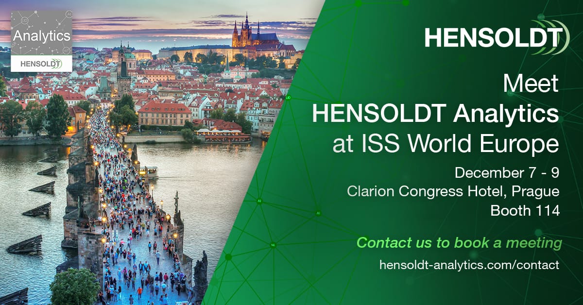 Read more about the article HENSOLDT Analytics at ISS World Europe, 7 – 9 December, 2021