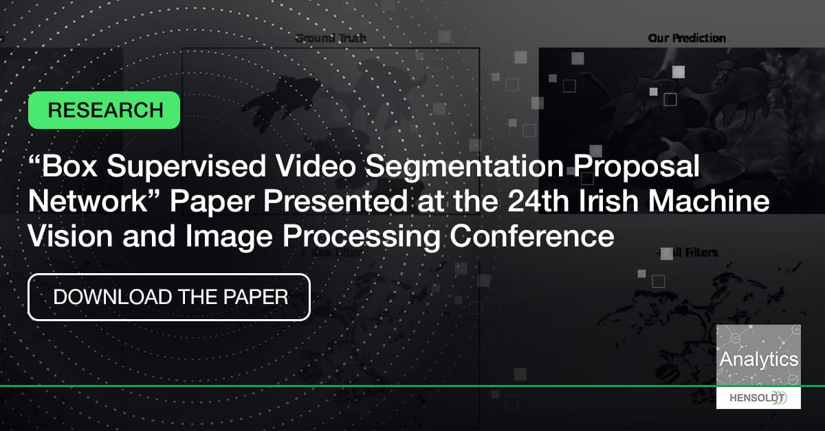 Read more about the article “Box Supervised Video Segmentation Proposal Network” Paper Presented at the 24th Irish Machine Vision and Image Processing Conference