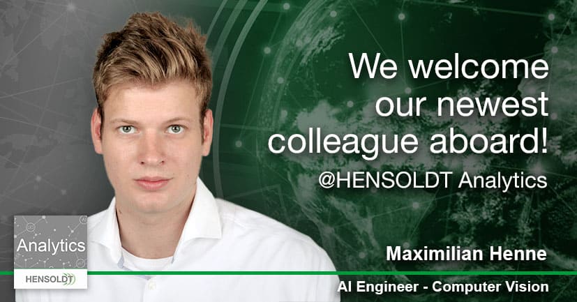 HENSOLDT Analytics Office in Munich Welcomes a New AI Engineer, Maximilian Henne