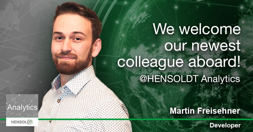 Read more about the article Martin Freisehner Joins HENSOLDT Analytics Development Team