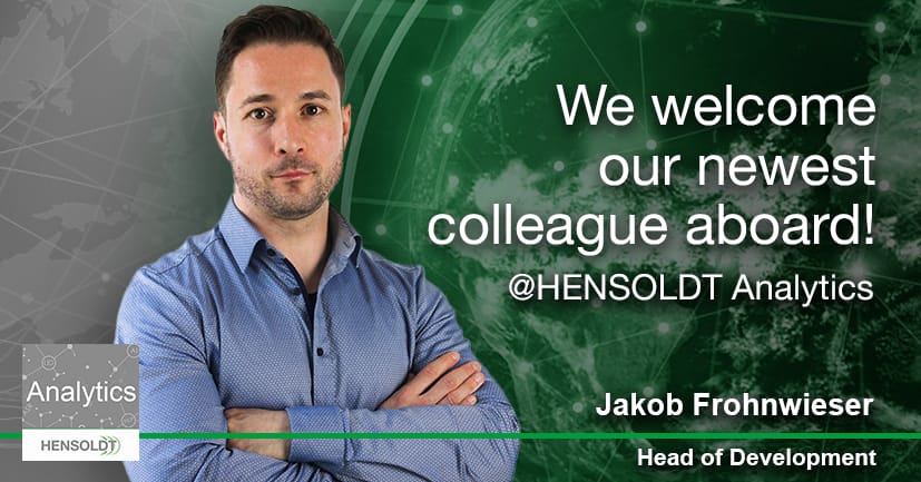 Jakob Frohnwieser Joins HENSOLDT Analytics as the New Head of Development